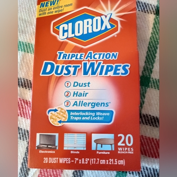 Clorox Other New Discontinued Clorox Triple Action Dust Wipes 2